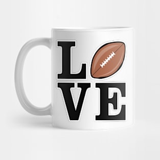 I Love American Football Mug